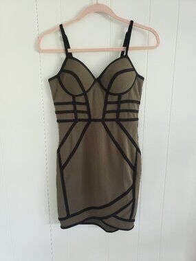 Entry Green Bodycon Dress size M